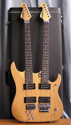 Washburn ワシュバーン ヌーノモデル・N4ダブルネック・名作映画